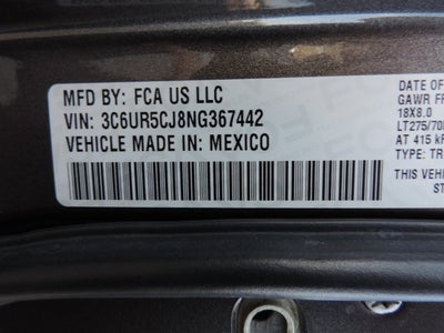 2022 RAM 2500 Tradesman Crew Cab 4x4 6'4" Box