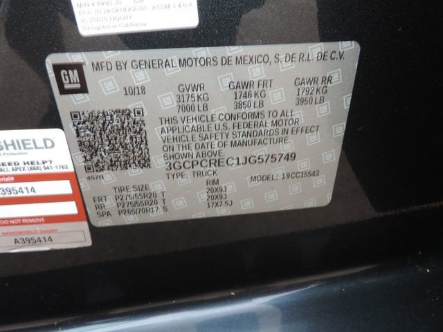 2018 Chevrolet Silverado 1500 LT