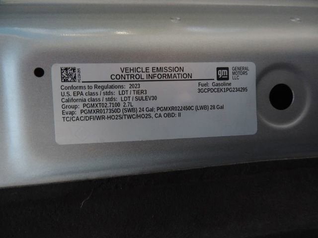 2023 Chevrolet Silverado 1500 Custom Trail Boss