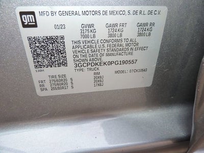 2023 Chevrolet Silverado 1500 LT (2FL)