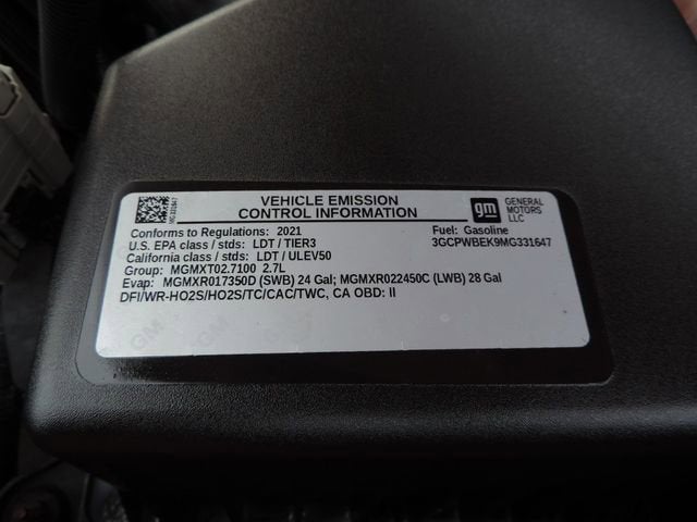 2021 Chevrolet Silverado 1500 Custom