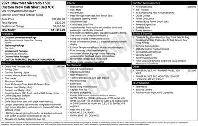 2021 Chevrolet Silverado 1500 Custom