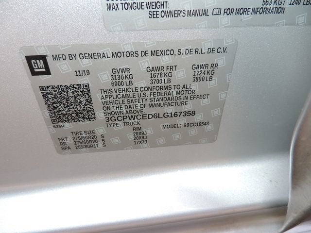 2020 Chevrolet Silverado 1500 LT