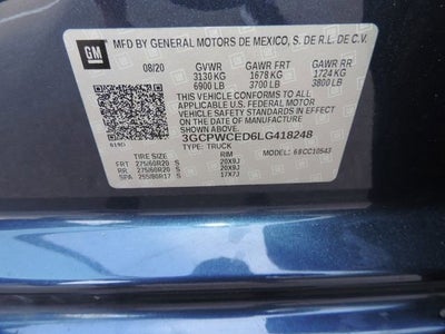 2020 Chevrolet Silverado 1500 LT