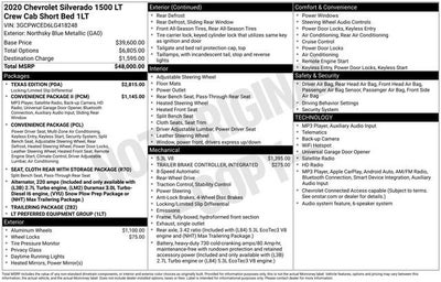 2020 Chevrolet Silverado 1500 LT