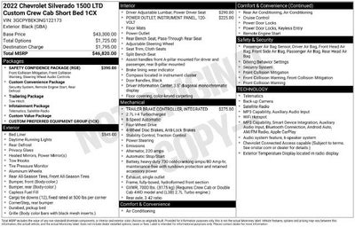 2022 Chevrolet Silverado 1500 LTD Custom