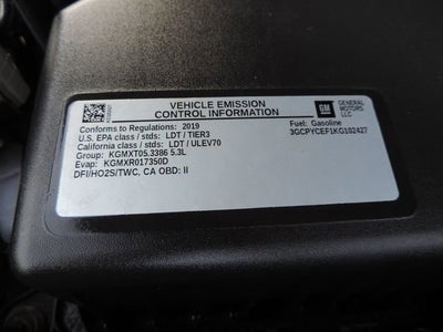 2019 Chevrolet Silverado 1500 Custom Trail Boss