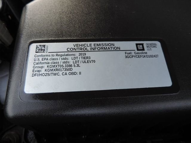 2019 Chevrolet Silverado 1500 Custom Trail Boss