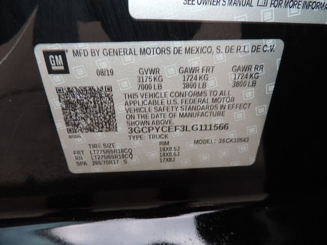 2020 Chevrolet Silverado 1500 Custom Trail Boss