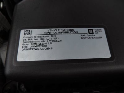 2020 Chevrolet Silverado 1500 Custom Trail Boss