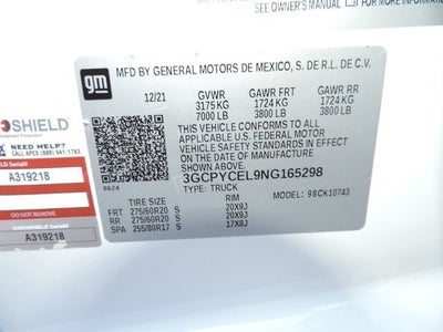 2022 Chevrolet Silverado 1500 LTD Custom Trail Boss