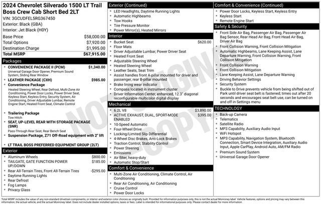 2024 Chevrolet Silverado 1500 LT Trail Boss