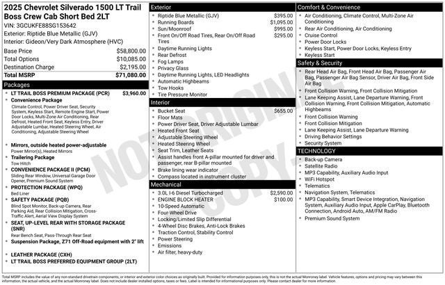2025 Chevrolet Silverado 1500 LT Trail Boss