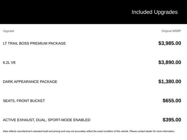 2026 Chevrolet Silverado 1500 LT Trail Boss