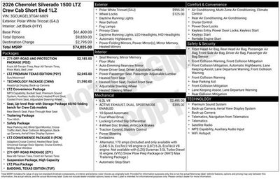 2026 Chevrolet Silverado 1500 LTZ