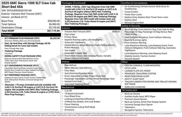 2025 GMC Sierra 1500 SLT