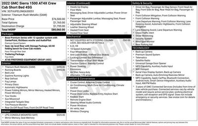 2022 GMC Sierra 1500 AT4X