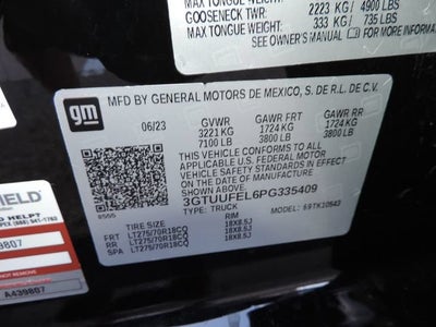 2023 GMC Sierra 1500 AT4X