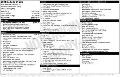 2024 Kia Forte GT-Line