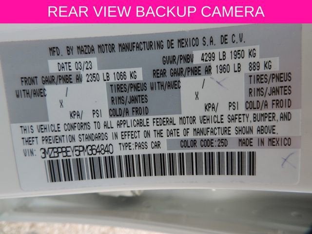 2023 Mazda Mazda3 Sedan 2.5 Turbo Premium Plus