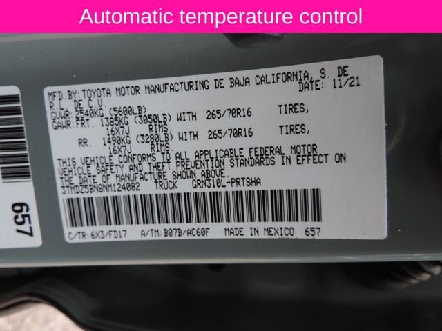 2022 Toyota Tacoma 4WD SR5