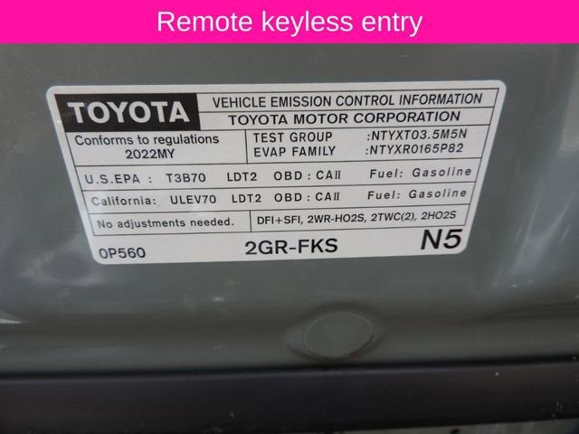 2022 Toyota Tacoma 4WD SR5