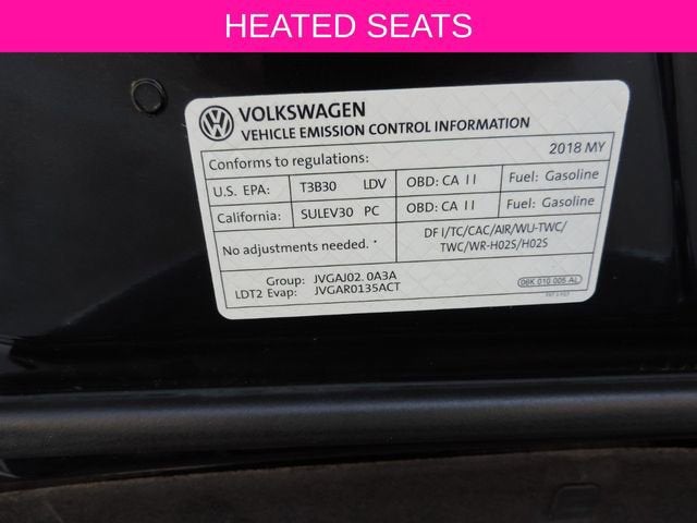 2018 Volkswagen Tiguan 2.0T SEL Premium