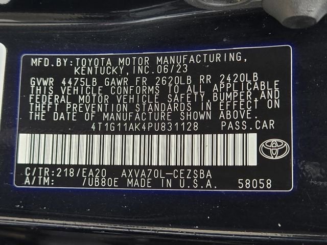 2023 Toyota Camry SE