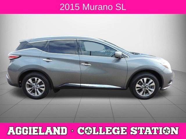 Used 2015 Nissan Murano SL with VIN 5N1AZ2MG9FN247537 for sale in Bryan, TX
