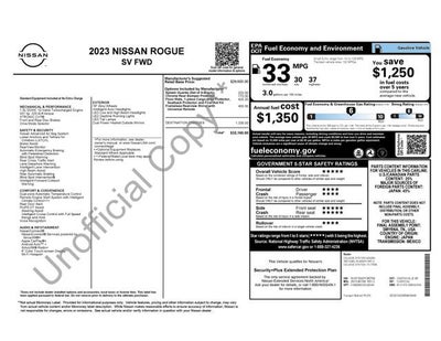 2023 Nissan Rogue SV FWD
