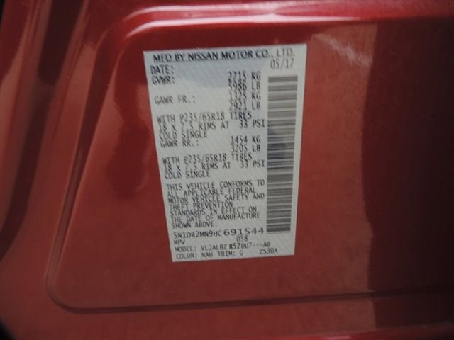 2017 Nissan Pathfinder S