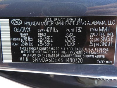 2025 Hyundai Tucson SE