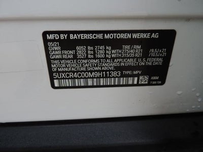 2021 BMW X5 sDrive40i