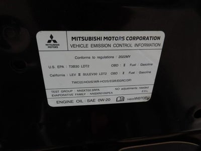 2022 Mitsubishi Outlander ES 2.5 2WD