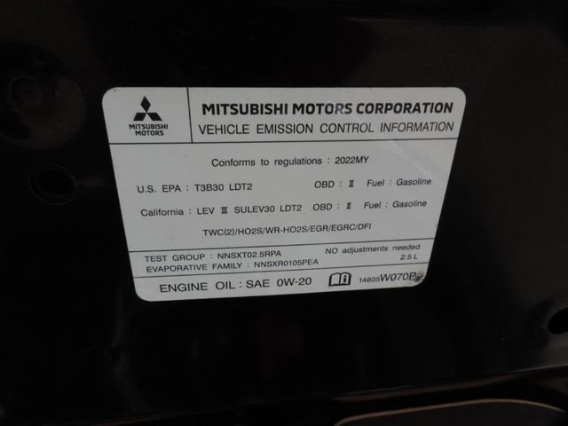 2022 Mitsubishi Outlander ES 2.5 2WD