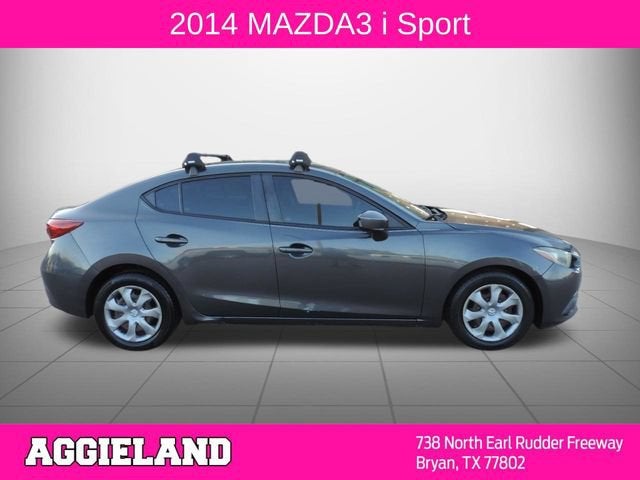 Used 2014 Mazda MAZDA3 i Sport with VIN JM1BM1U7XE1111778 for sale in Bryan, TX