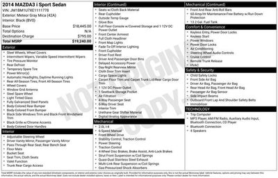 2014 Mazda Mazda3 i Sport