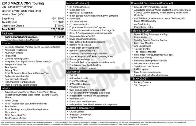 2013 Mazda Mazda CX-5 Touring
