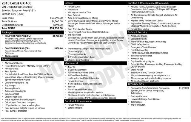 2013 Lexus GX 460 NA