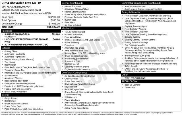 2024 Chevrolet Trax ACTIV