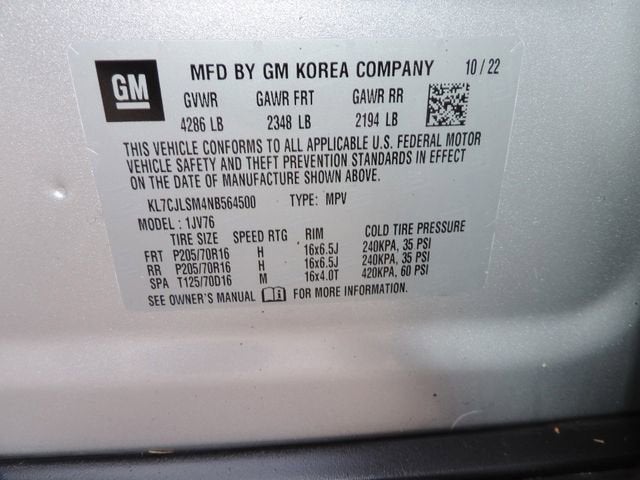 2022 Chevrolet Trax LT