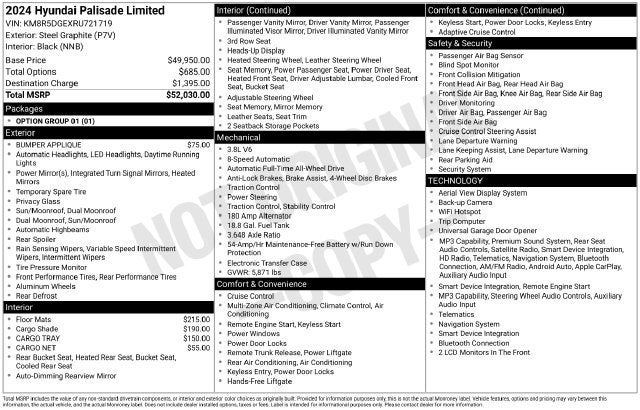 2024 Hyundai Palisade Limited