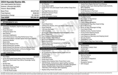 2024 Hyundai Elantra SEL