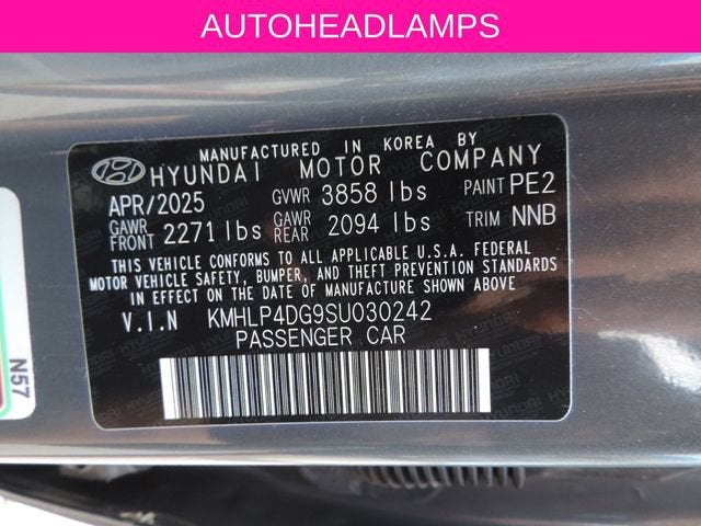 2025 Hyundai Elantra Limited
