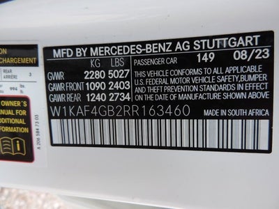 2024 Mercedes-Benz C 300 C 300