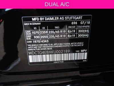 2019 Mercedes-Benz GLA 250 GLA 250